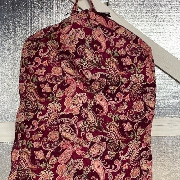 Large Vera Bradley garment bag. Print retired Used, piccadilly plum, - Picture 15 of 17